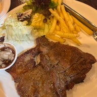 เมนูของร้าน สเต็กปอม เชฟเตาถ่าน