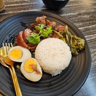 เมนูของร้าน ขาหมูกระทะทอง(ต้มถั่ว) คลองสาน - เจริญนคร - ตากสิน