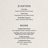 เมนู Bread Street Kitchen Emsphere