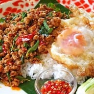 ร้านแซ่บปากแตก กะเพราพริกแห้ง(รับทำข้าวกล่องส่ง) สาขาพระประแดง(สาขา1)