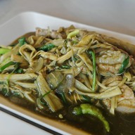 เมนูของร้าน ส้มตำบอสโน๊ตตำแซบ