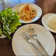 เมนูของร้าน บ้านส้มตำ สาทร