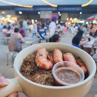 เมนูของร้าน กุ้งอบวุ้นเส้นตลาดกลางลาดสวาย