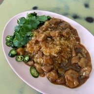 เมนูของร้าน ห้องอาหารพูนเลิศ เหลาะงาทิ้น ห้าแยกพลับพลาไชย
