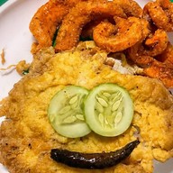 ข้าวไข่เจียว&น้ำพริกกระจกแซ่บบบบบ