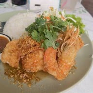 เมนูของร้าน ภุมรินทร์กระเพาะปลา ซีฟู้ด ราดข้าว เจ้าเก่าจ้า