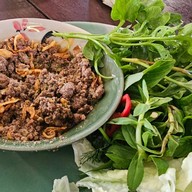 เมนูของร้าน เฮือนลำพูน สวนผัก