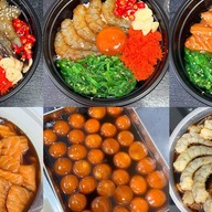 ข้าวหน้าทะเลดอง ซาชิมิ&ทะเลดอง