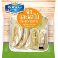 คิงเชฟกล้วยต้มพร้อมน้ำตาล120ก.