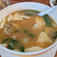 เมนูของร้าน ครัวเจ๊แมว ปากน้ำปราณ