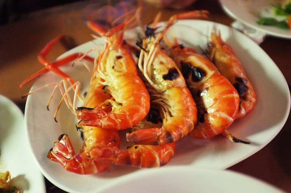 กุ้งเผาครับบ