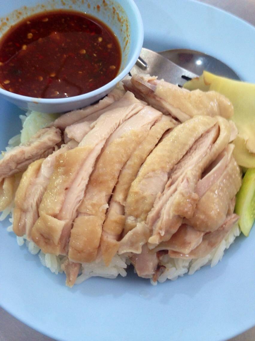 ข้าวมันไก่ เจ๊แมว บางทราย