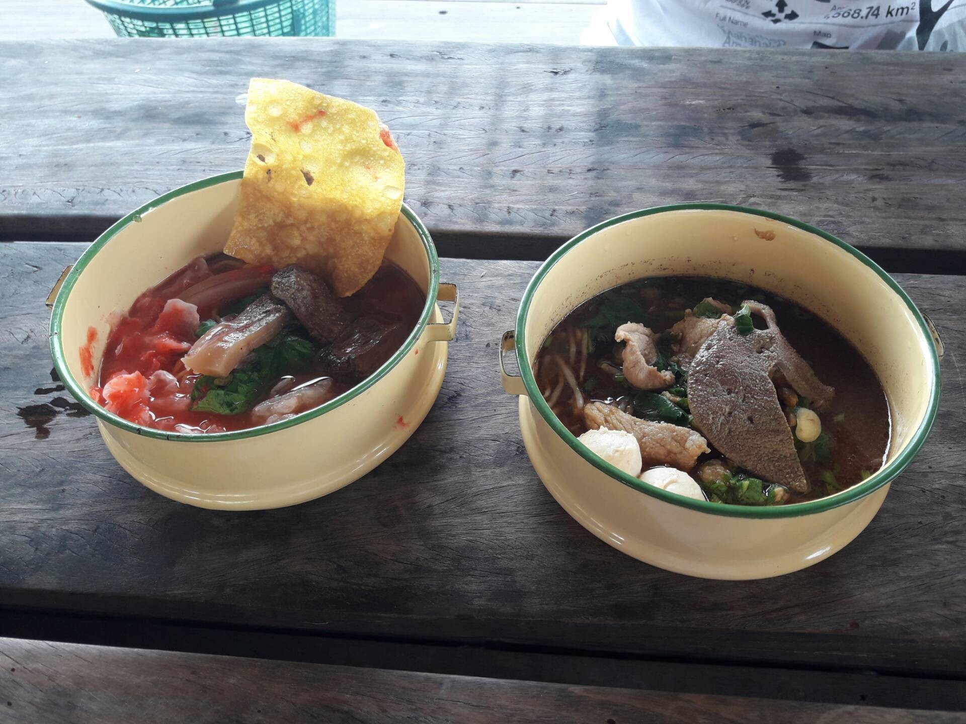 ก๋วยเตี๋ยวปิ่นโตห้อยขา ริมน้ำ วัดต้นเชือก บางใหญ่