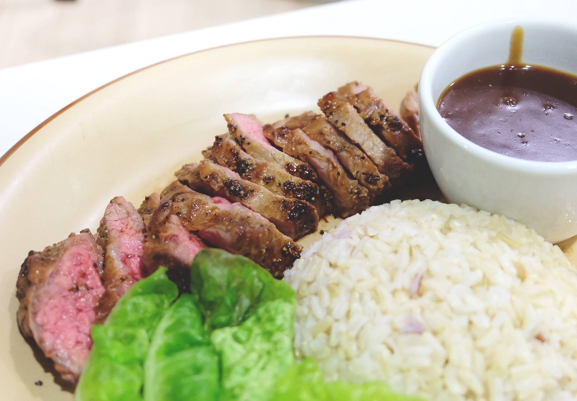 Steak and fries สเต็กเนื้อและเฟรนฟรายฉบับทำเอง