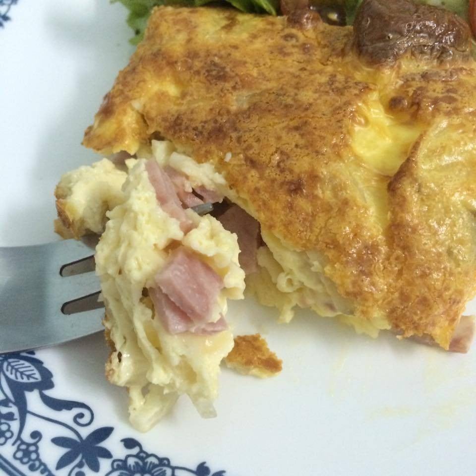 คิชแฮมชีส (Ham & cheese quiche)