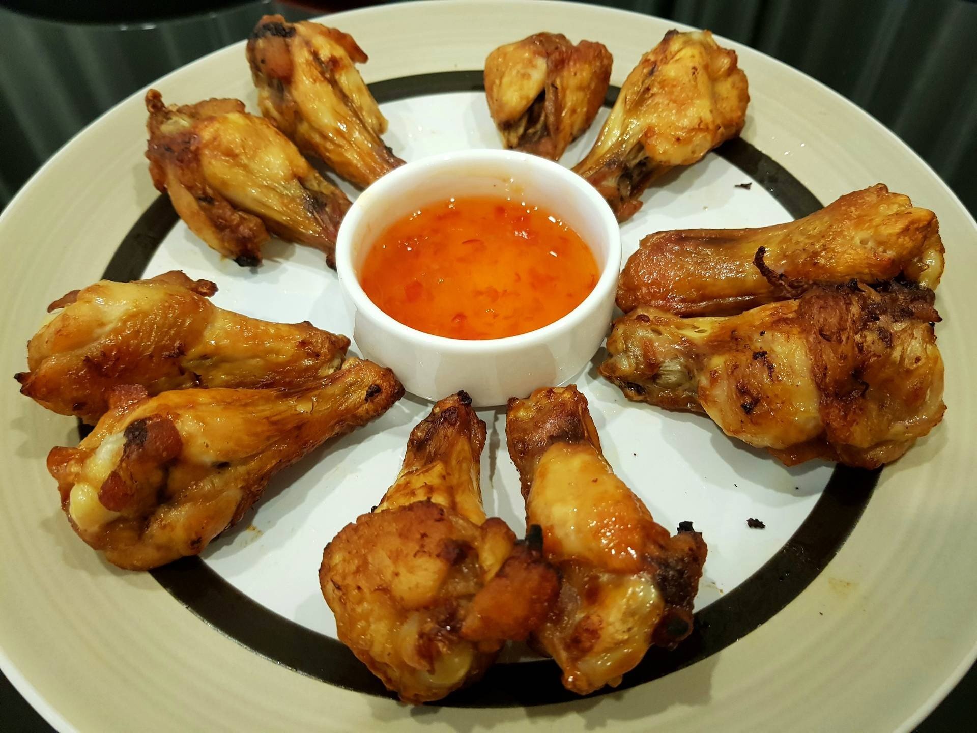 ปีกไก่ทอดไร้น้ำมัน