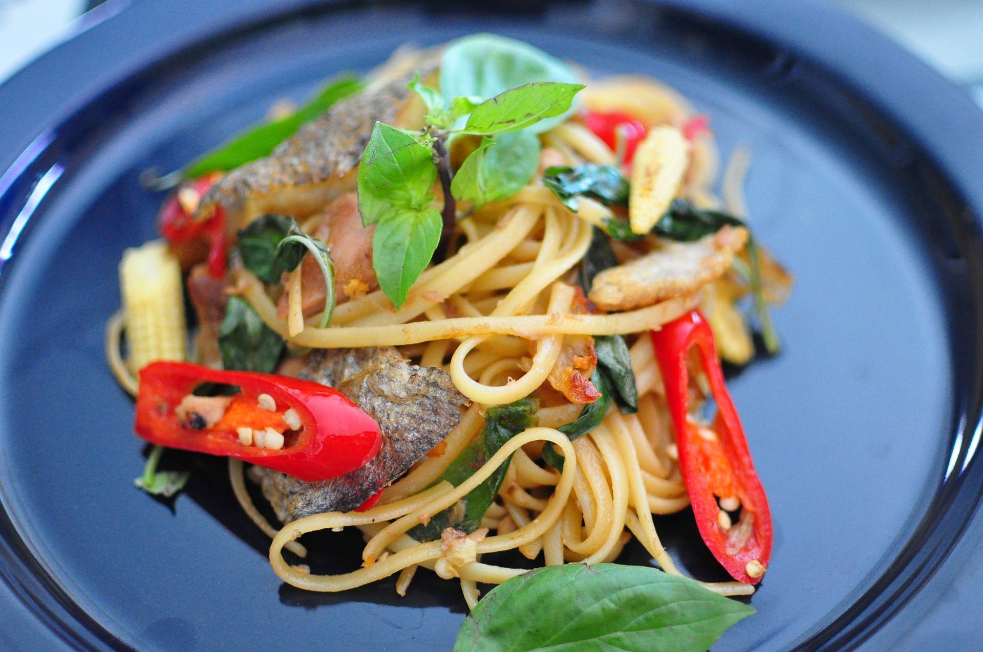 สปาเก็ตตี้ขี้เมาปลาสลิด