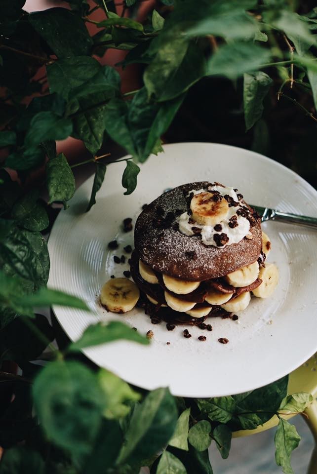 ช็อกโกแลตกล้วยแพนเค้ก