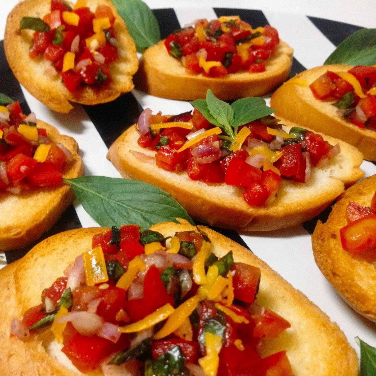 Bruschetta Appetizersของอิตาลี ทำง่ายไม่ยากอย่างที่คิด