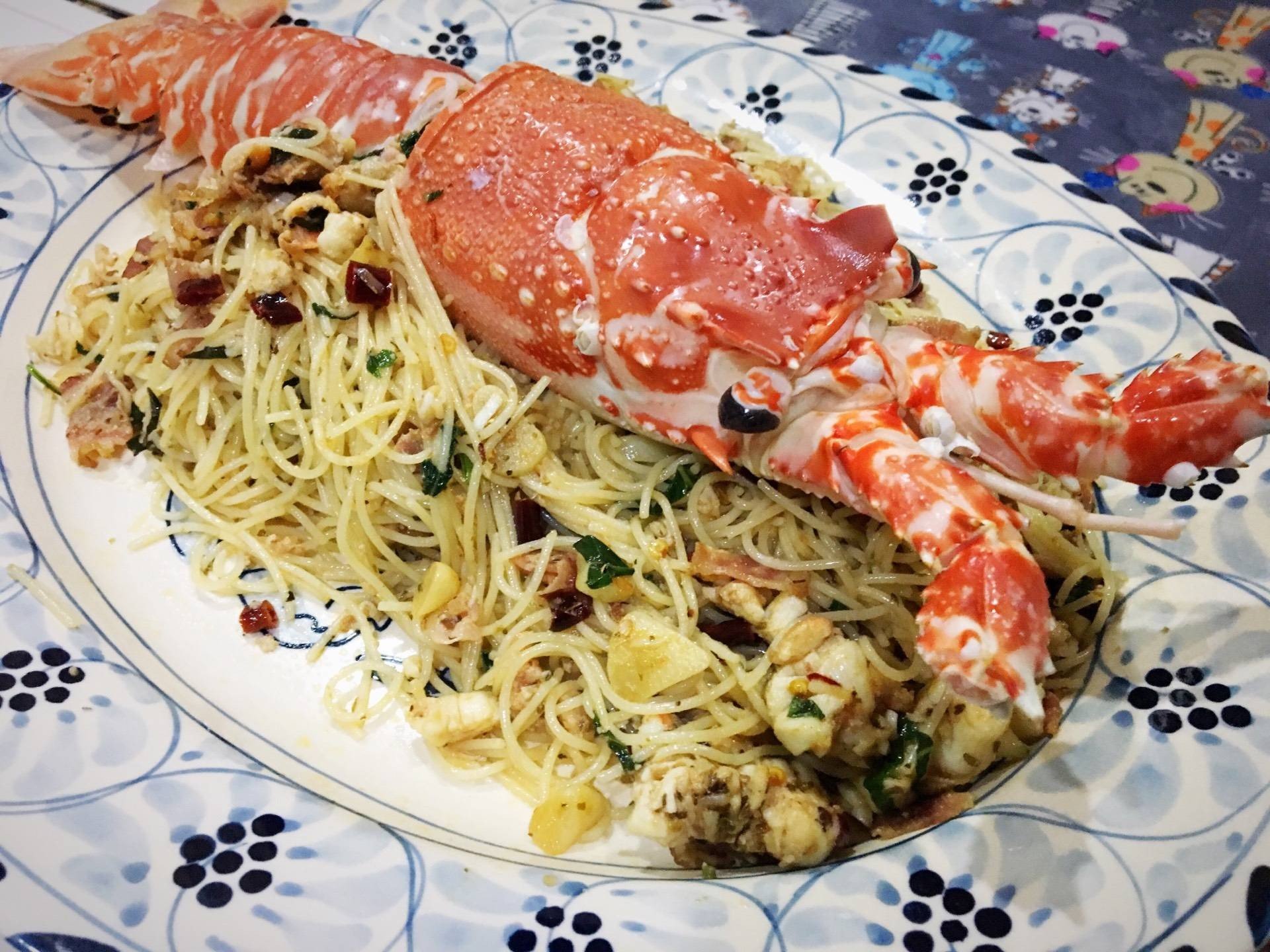 Lobster Spaghetti Aglio e Olio 