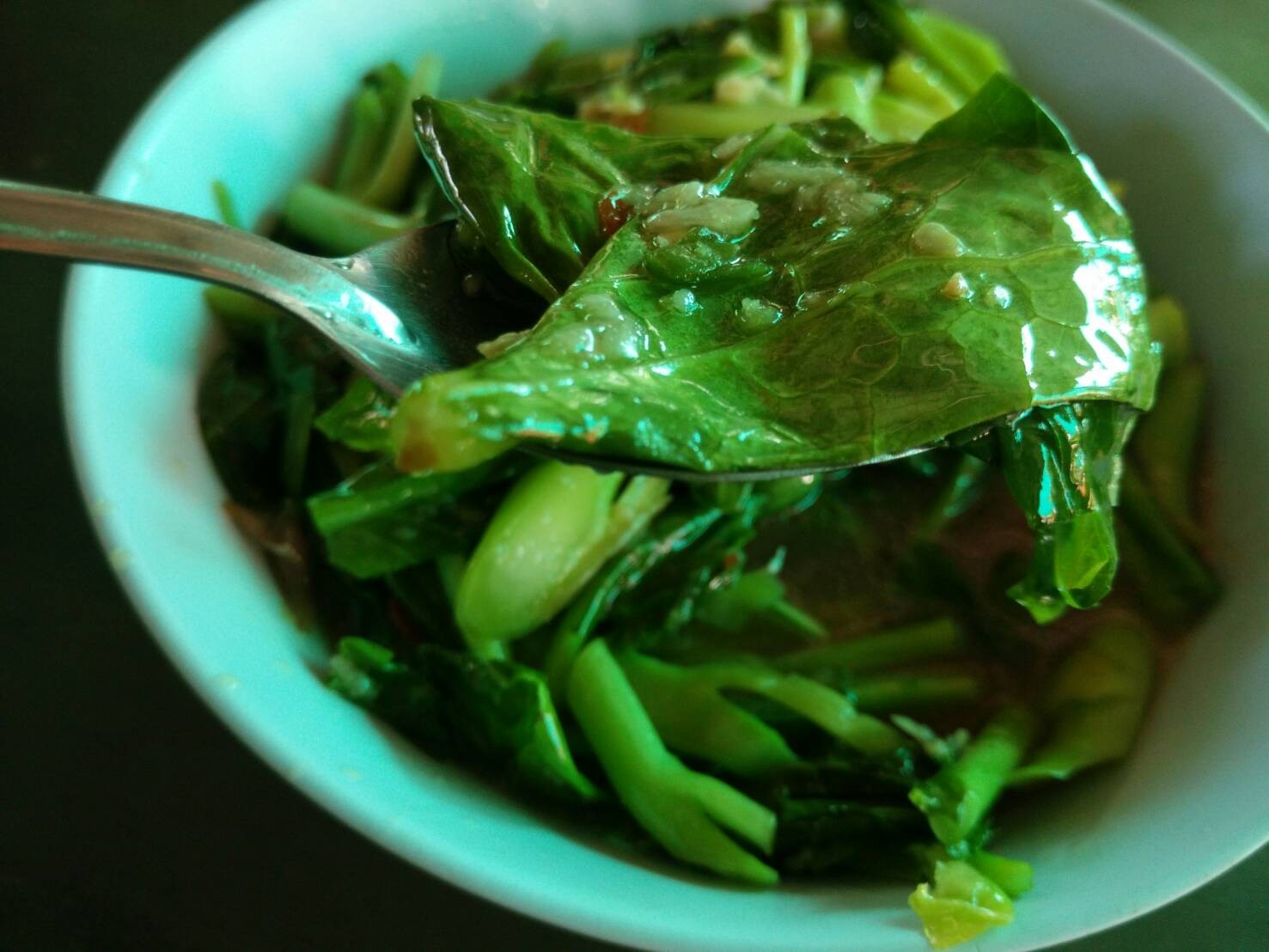 ผัดคะน้า ไฟแดง