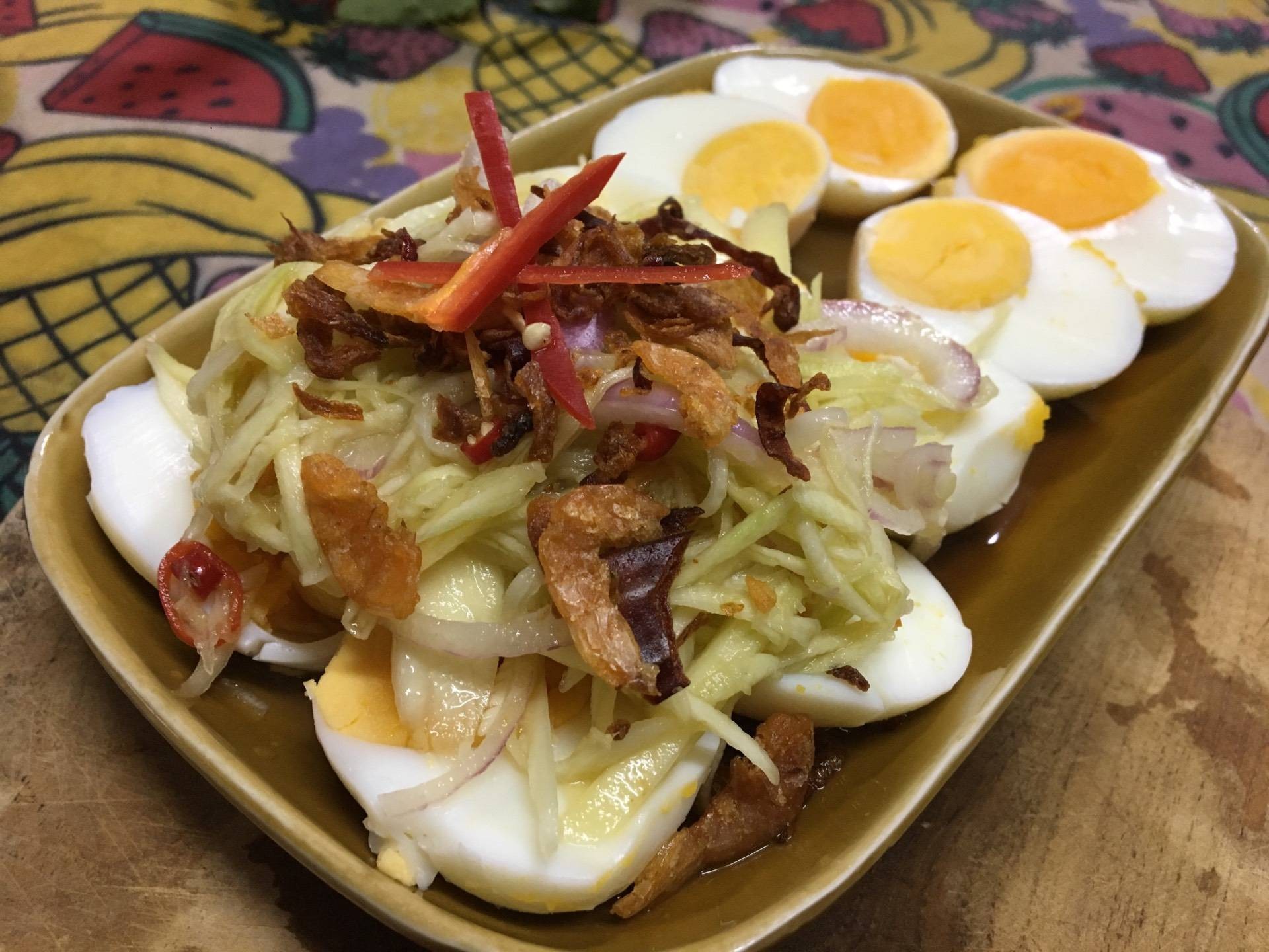 ไข่ต้มยำมะม่วง