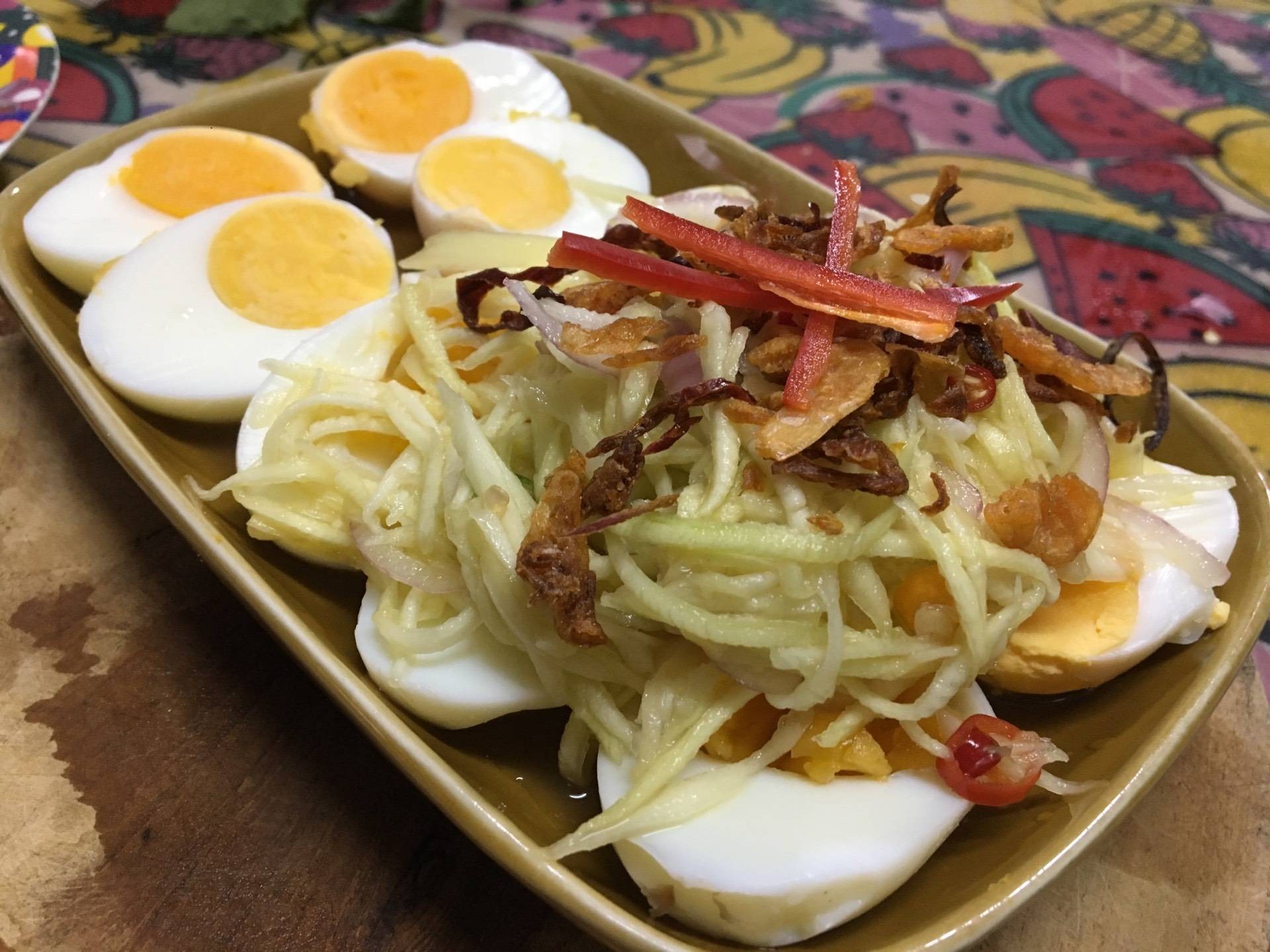 ไข่ต้มยำมะม่วง