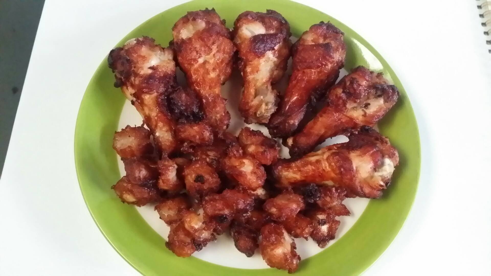 ไก่ทอดกรอบซอสพริก