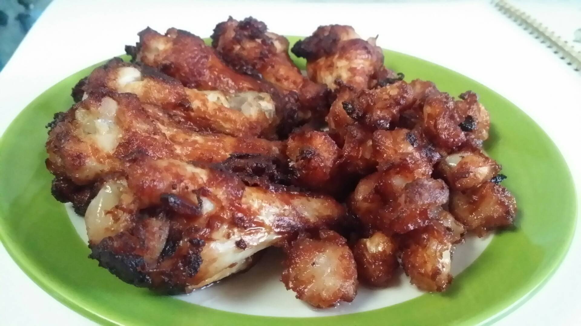 ไก่ทอดกรอบซอสพริก