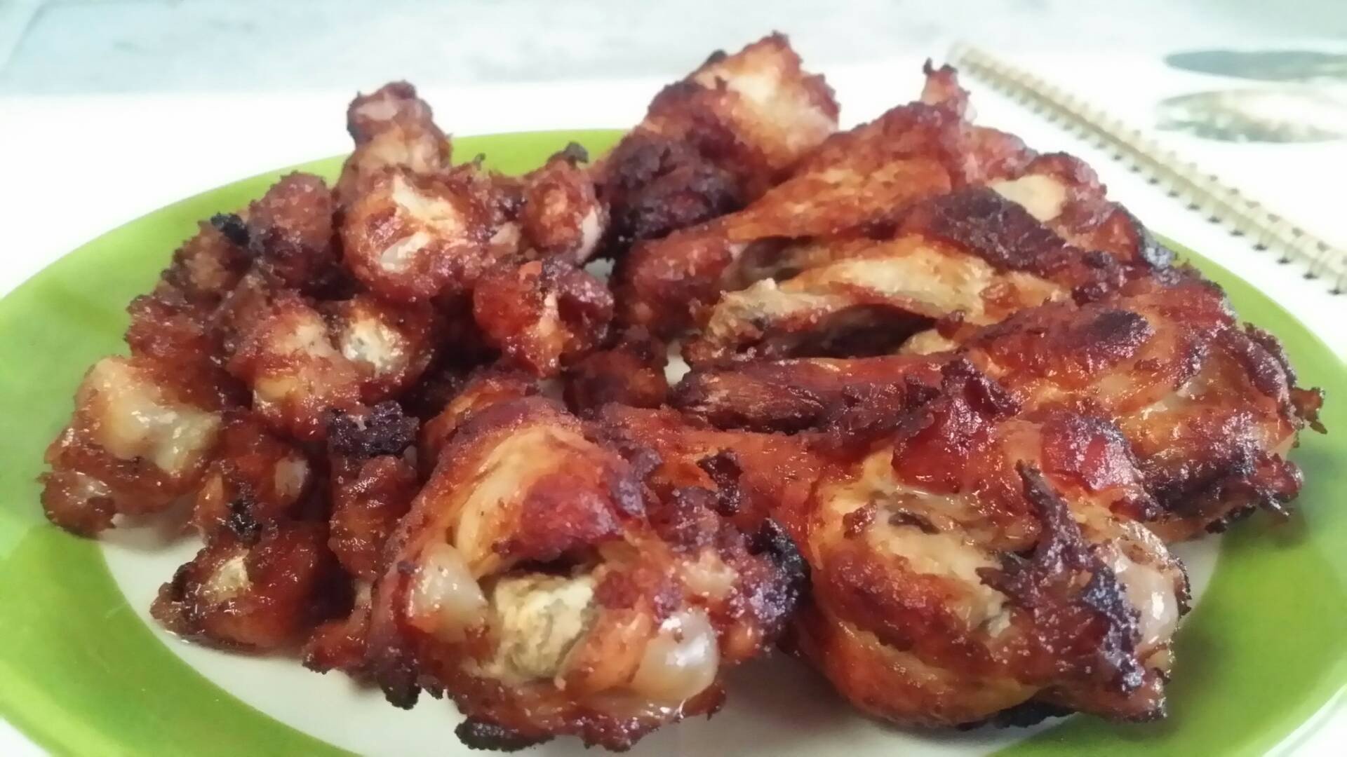 ไก่ทอดกรอบซอสพริก