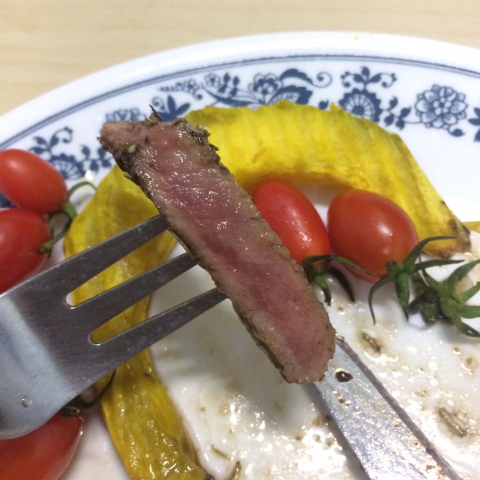 สเต็กเนื้อวัว ซอสบัลซามิครีดักชั่น