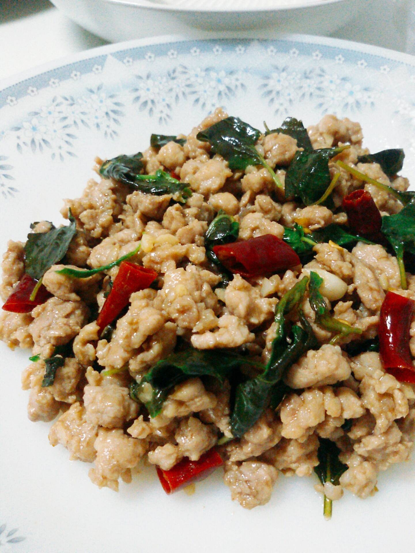 ผัดกะเพราหมูสับ