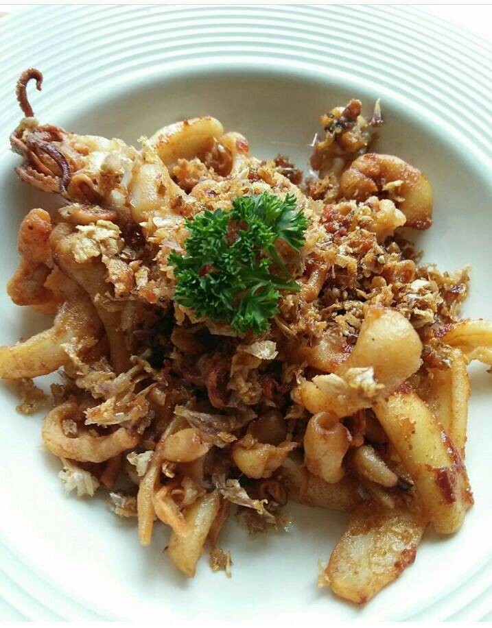 ปลาหมึกแดดเดียว