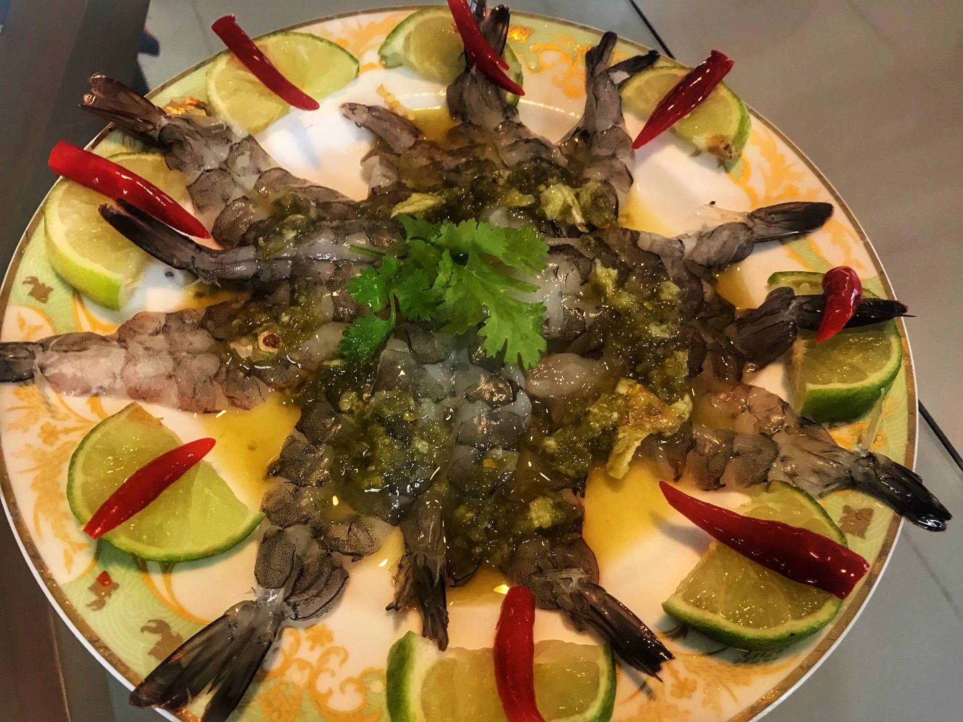 กุ้งแช่น้ำปลา