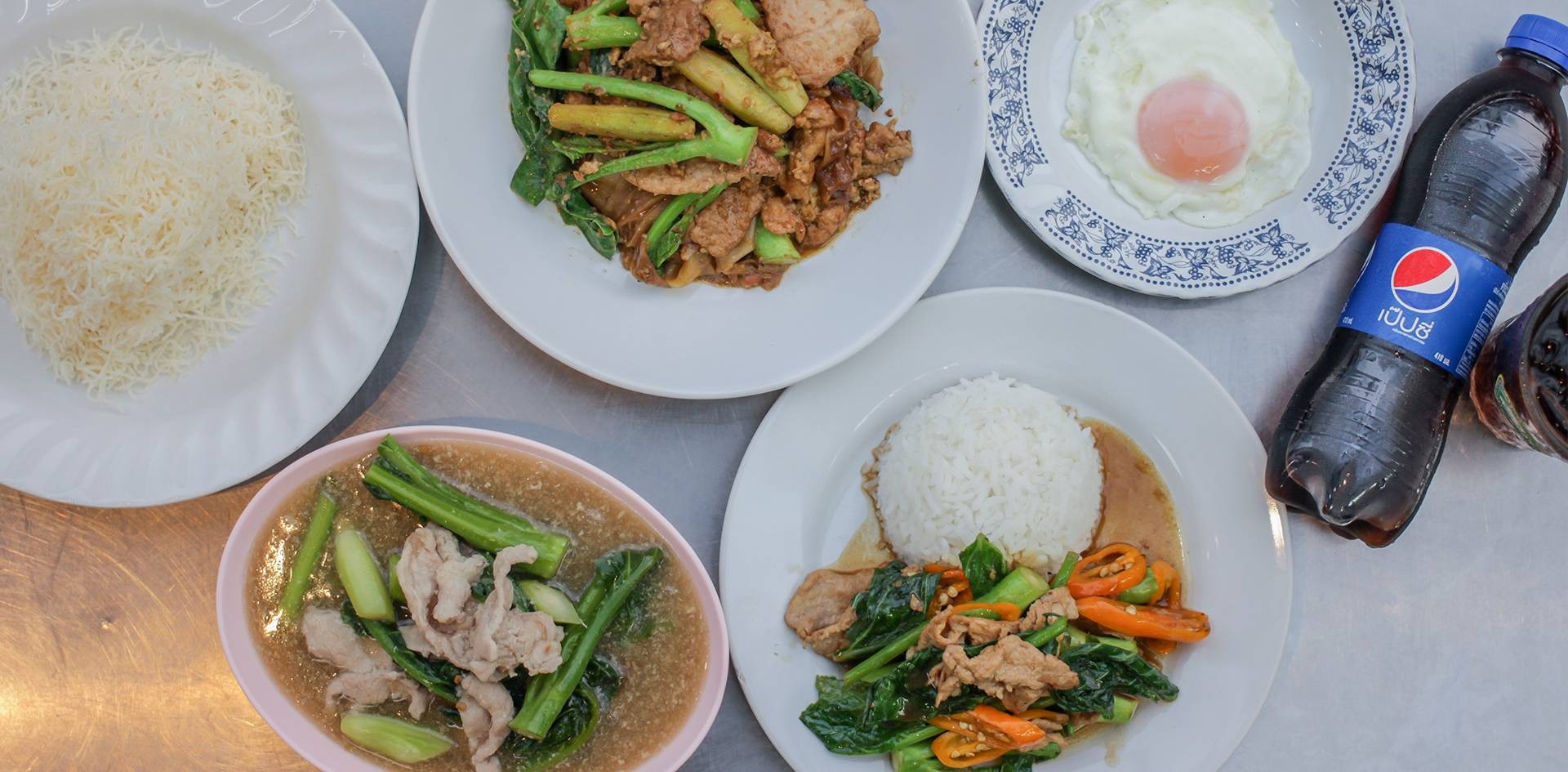 มะยอดผัก ราดหน้า ราชวัตร