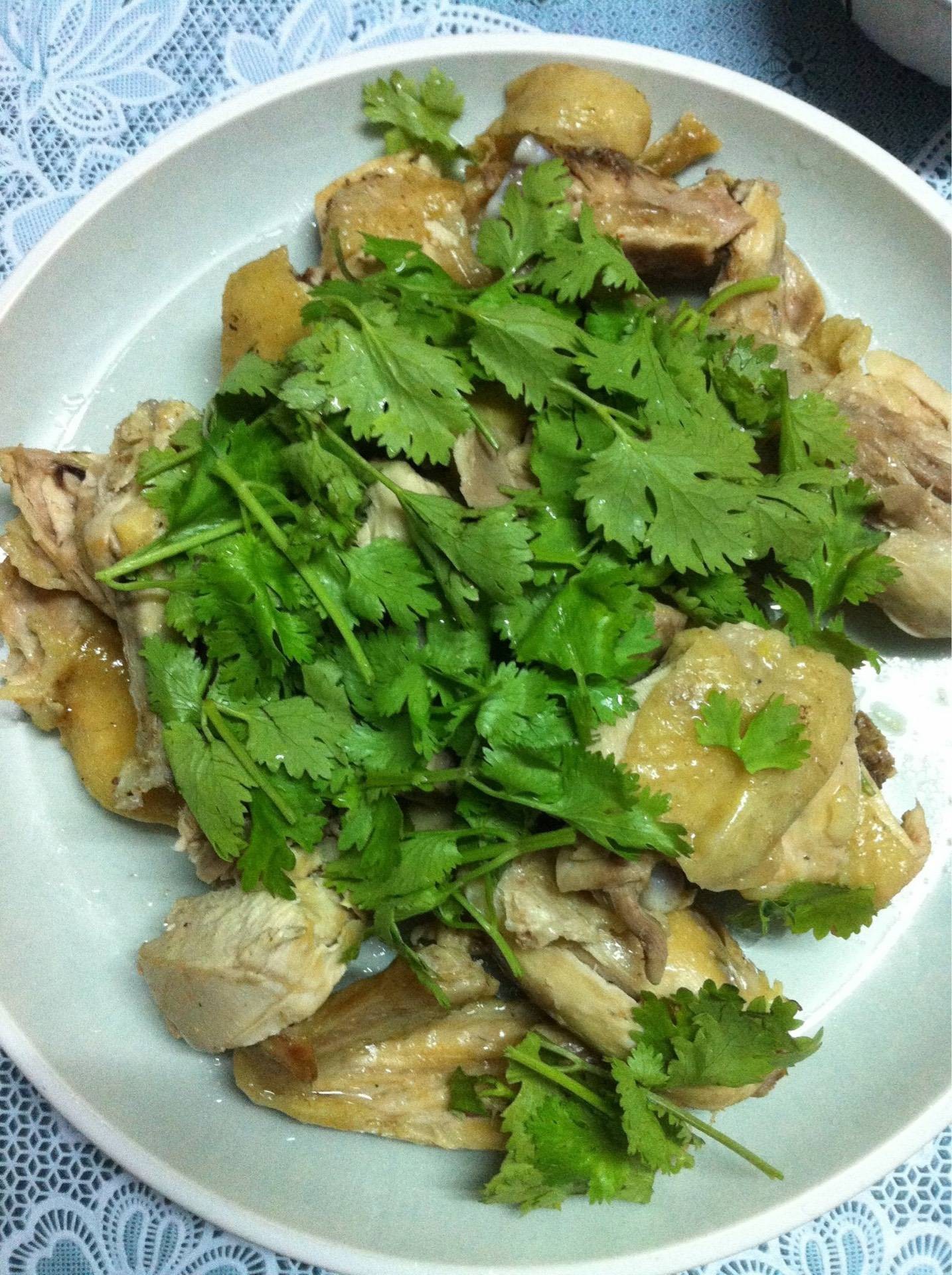 ไก่ต้มน้ำปลา