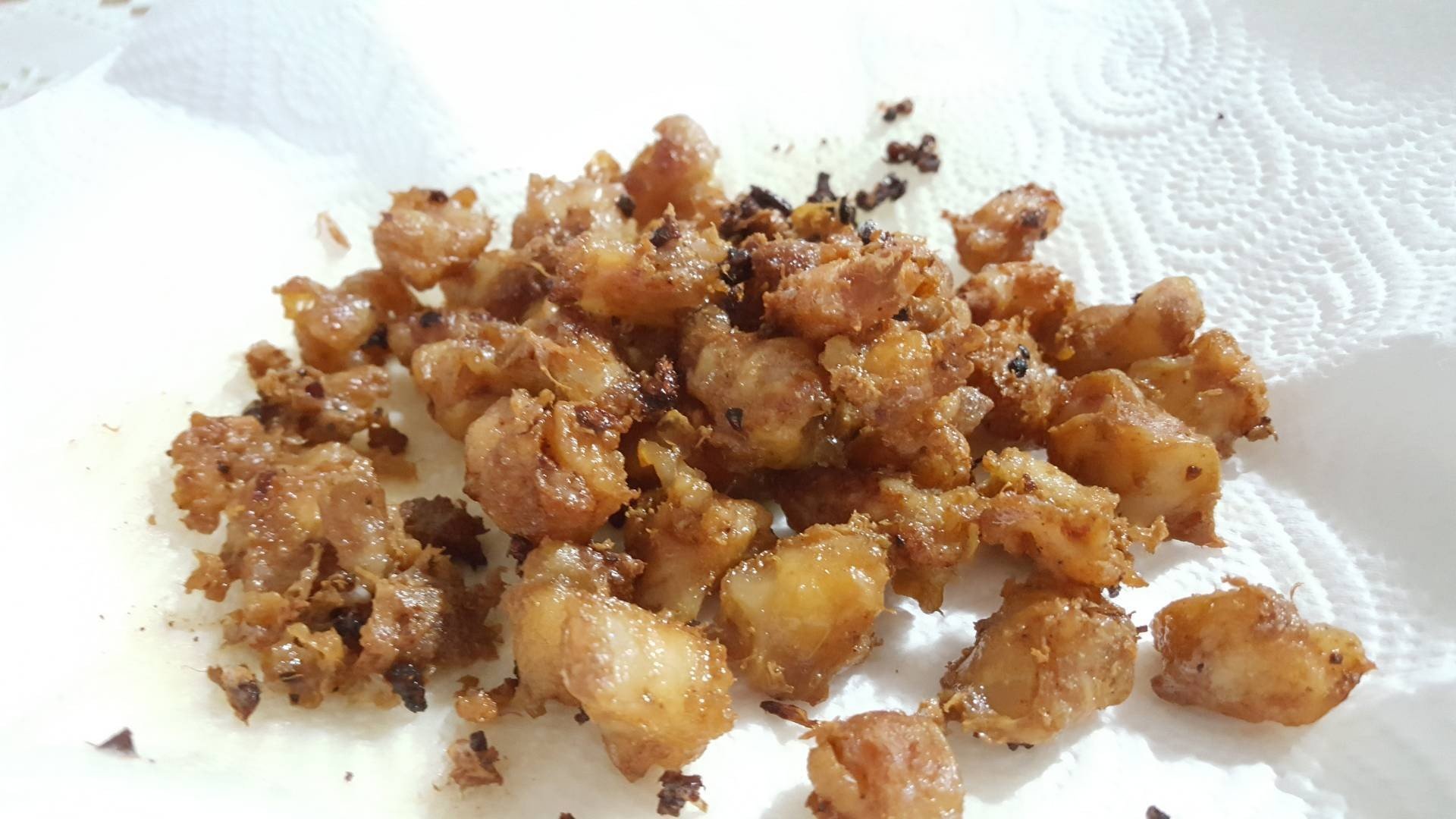 เอ็นข้อไก่ทอด ไร้แป้ง