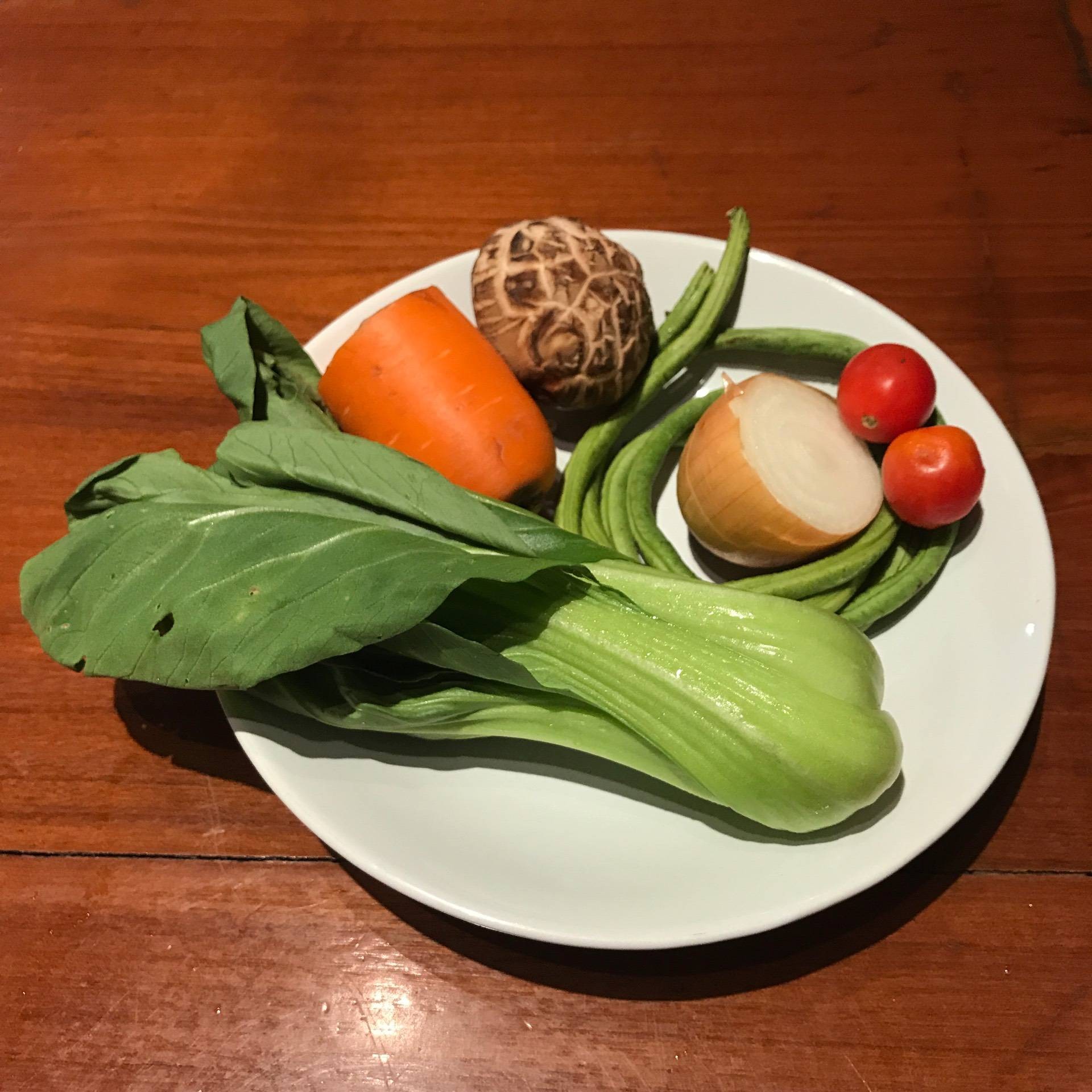 ผัดผักกวางตุ้งรวมมิตร