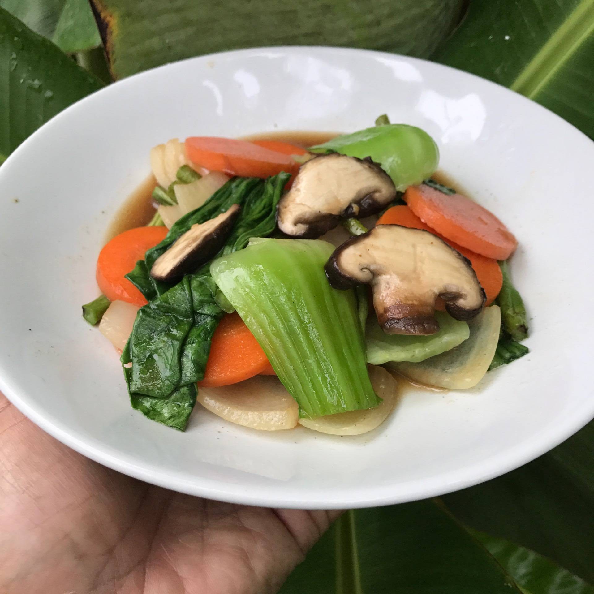 ผัดผักกวางตุ้งรวมมิตร