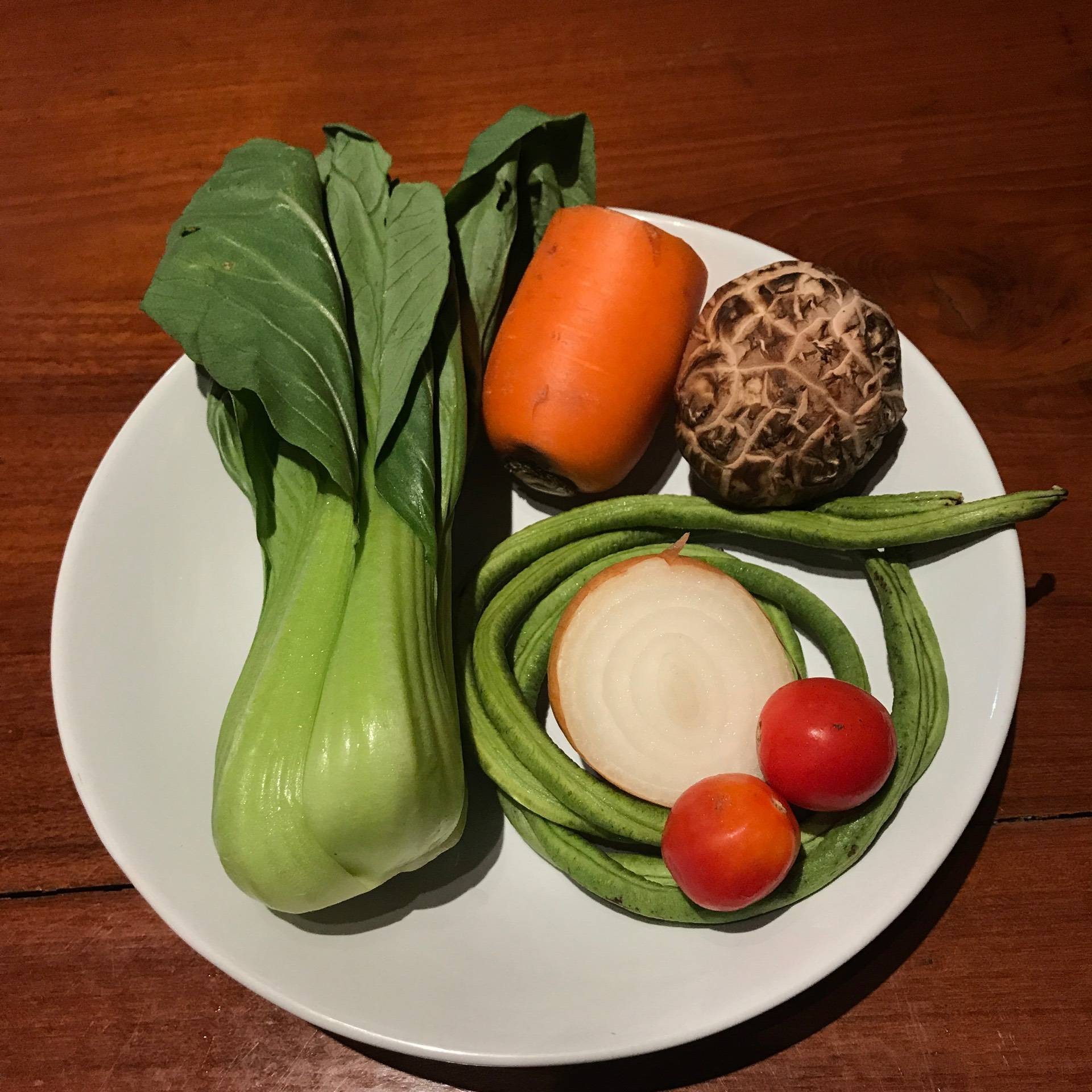 ผัดผักกวางตุ้งรวมมิตร