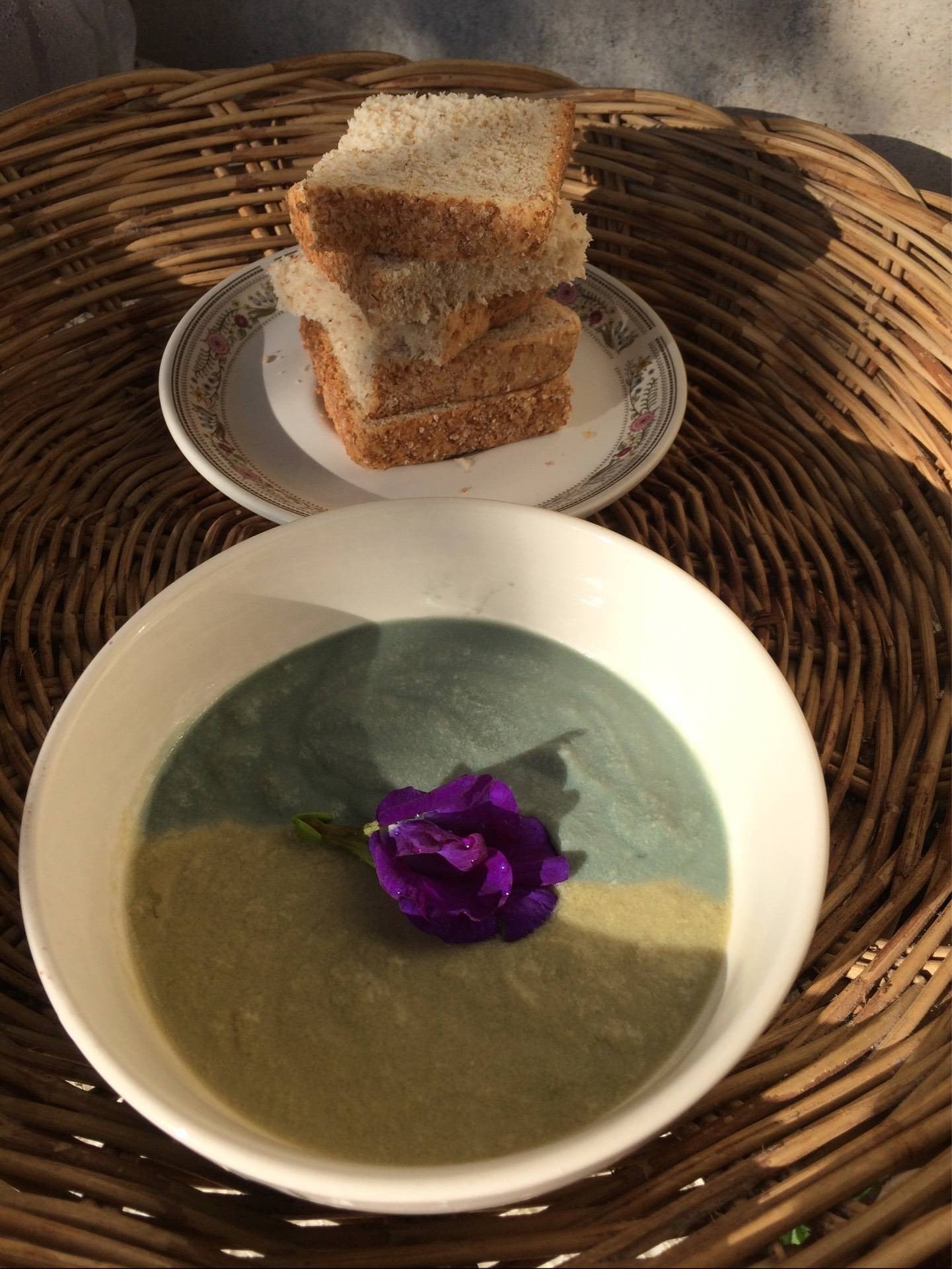 สังขยาอัญชัน/ใบเตย