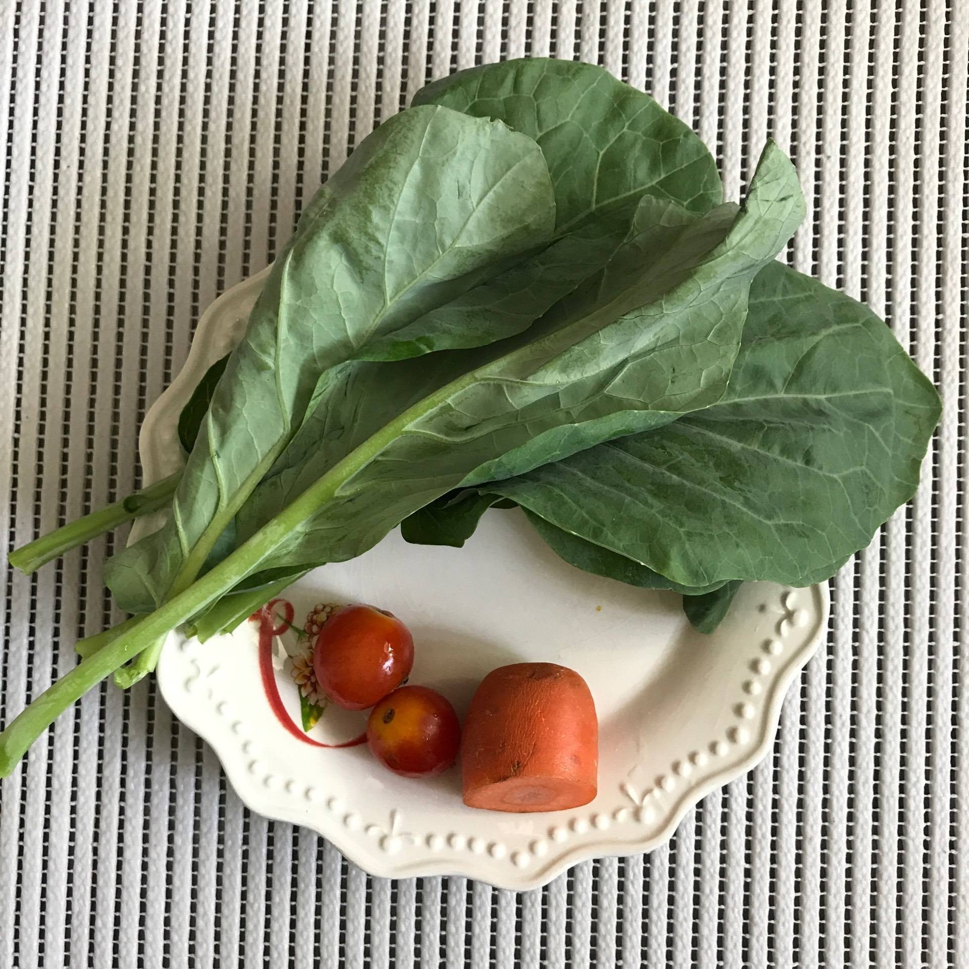 ข้าวผัดหมูใส่คะน้า