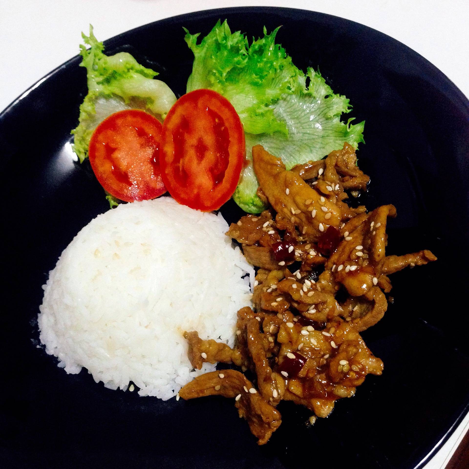 ข้าวหมูเทริยากิสไปซ์ซี่