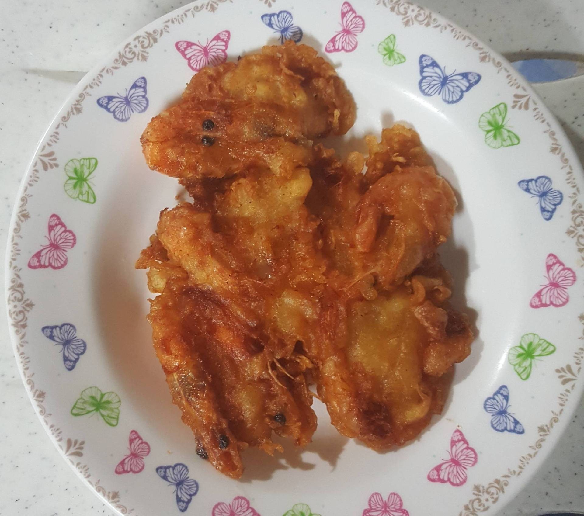กุ้งชุบแป้งทอด