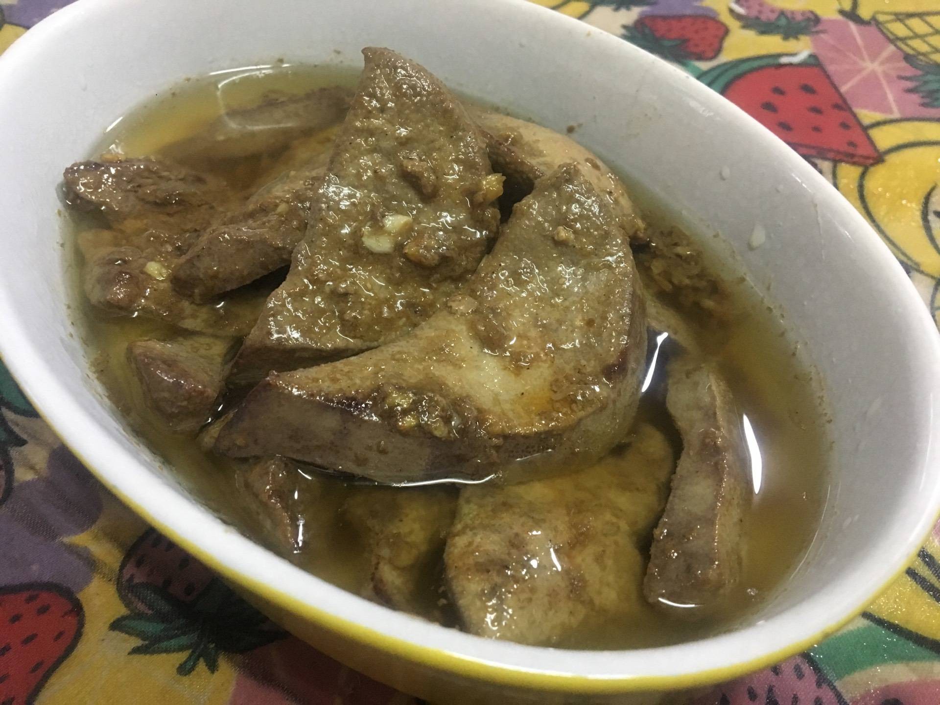 ตับอบกระเทียมพริกไท