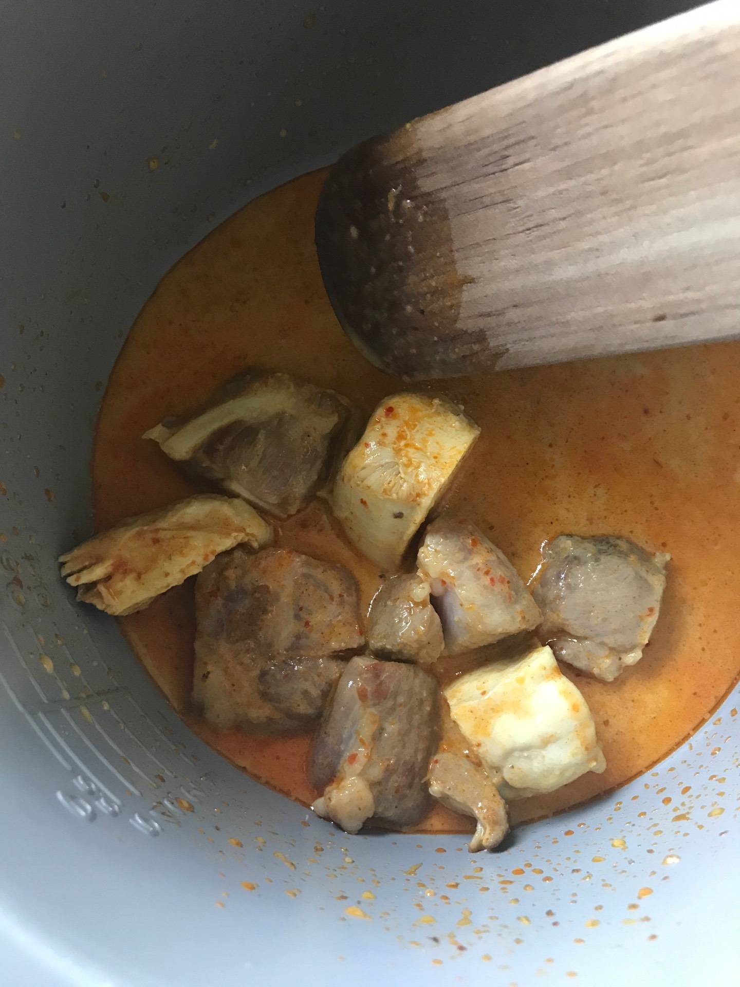 ข้าวซอยกระดูกอ่อน/อกไก่ (ในหมัอหุงข้าว) 🐔🍲