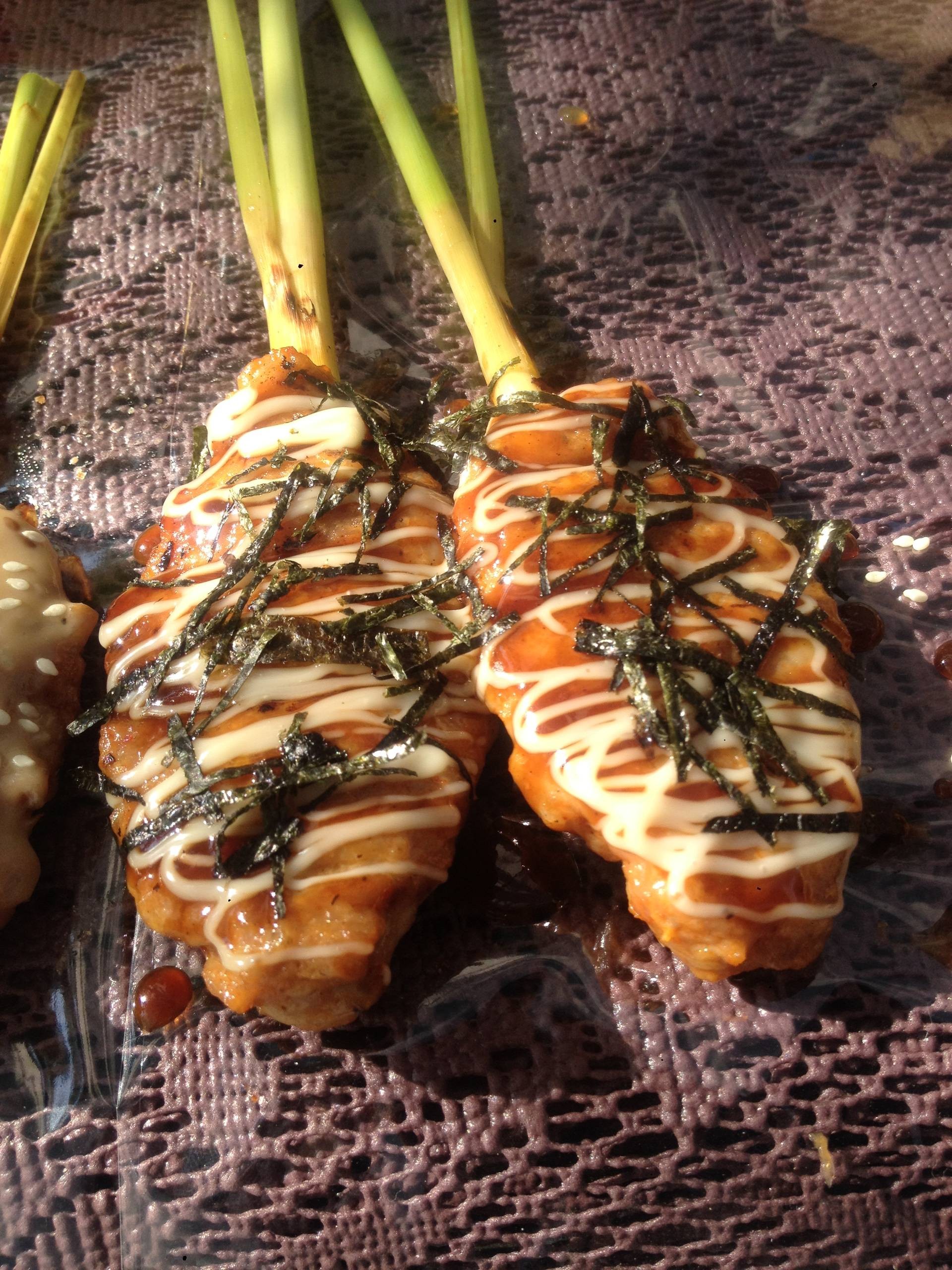 ไก่พันตะไคร้ย่าง