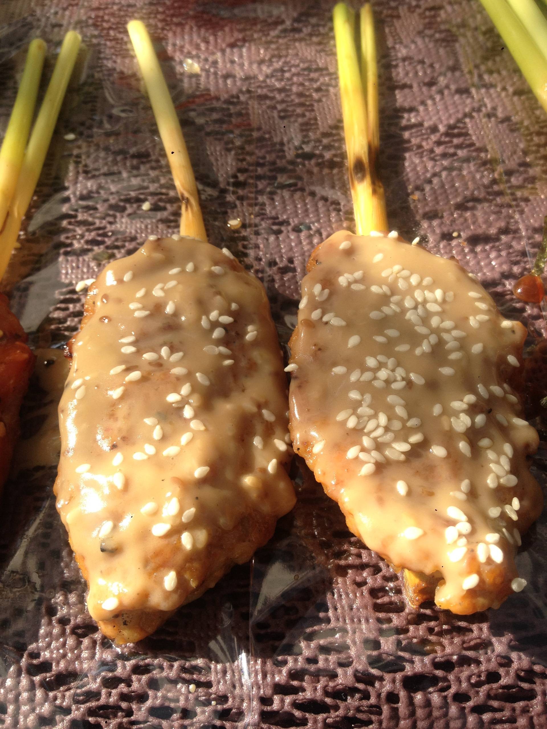 ไก่พันตะไคร้ย่าง