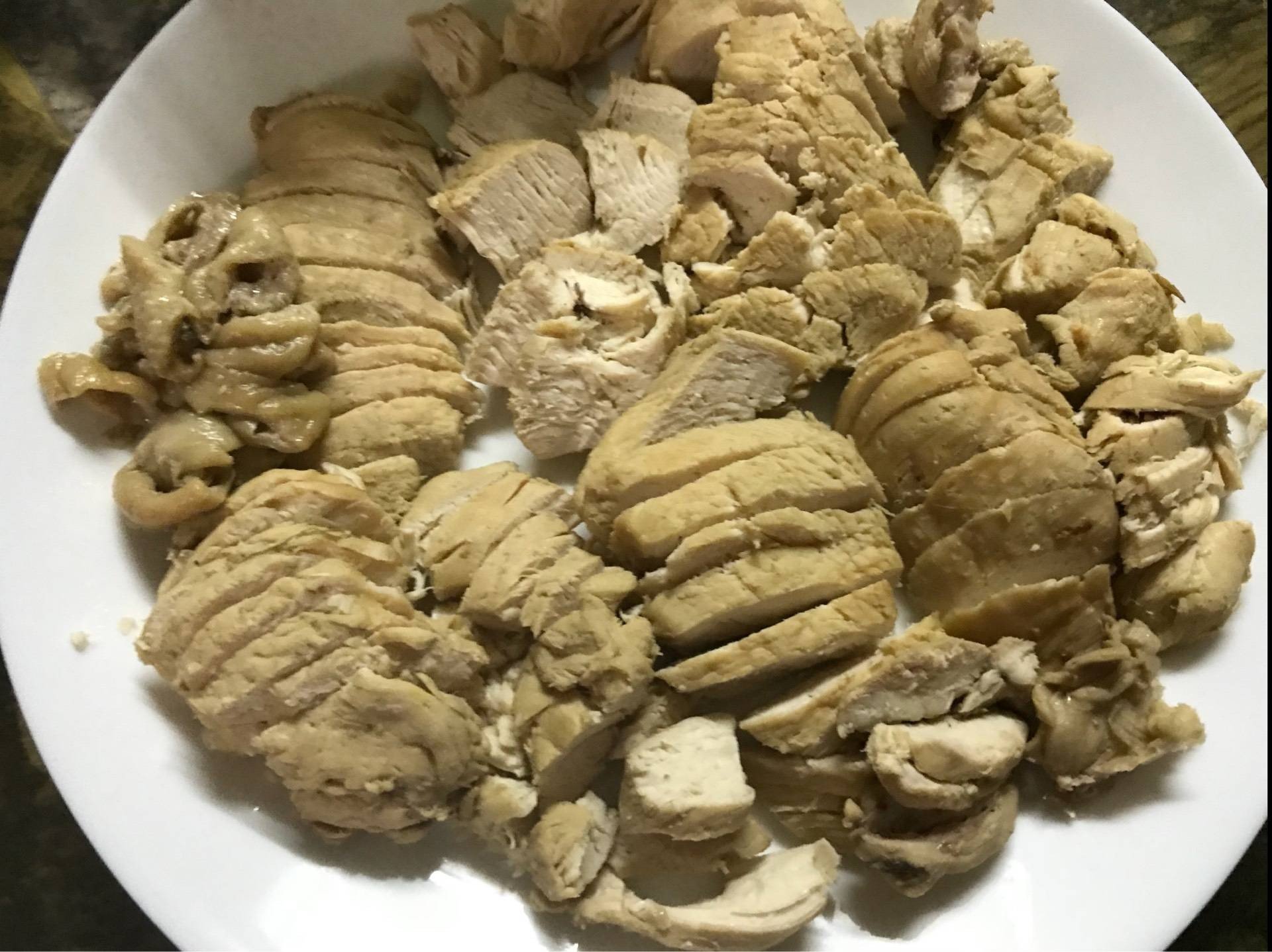 อกไก่ต้มสมุนไพร