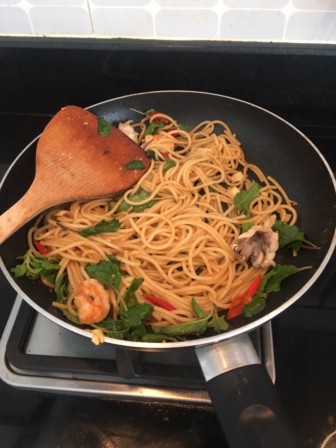 สปาเกตตี้ขี้เมาทะเล